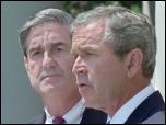 FBI director
Robert Mueller with George Bush.
