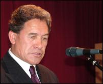 Scoop Image: New Zealand First
leader Winston Peters pictured delivering his immigration
policy at Orewa, May 27 2005
