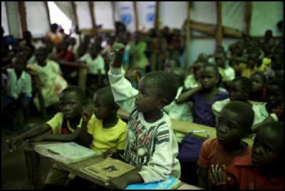 School for
Internally Displaced People (IDP) set up by UNICEF with 604
pupils