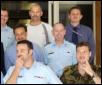 Members
of the Royal New Zealand Air Force Flymo team 