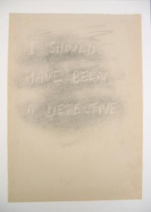 National Drawing
Award 2006 Winner; Artist: Christina Read; Title: I should
have been a detective