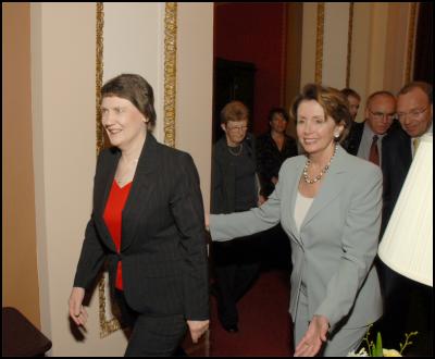 Helen Clark, Nancy Pelosi