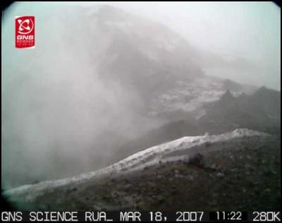 GNS Image: Ruapehu
Crater Lake burst