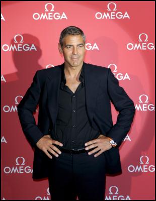 American actor and
OMEGA ambassador George Clooney (PHOTOPRESS/Franck
Robichon)