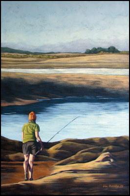 Lisa Chandler  -
evening fishing