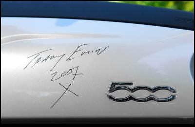 Tracey Emin Fiat
500