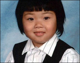 Cina Ma, 5,
abducted from her home in Albany, Auckland, New Zealand,
Monday, July 14, 2008