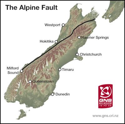 NZ alpine fault
location