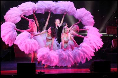 Tim Beveridge and
the Candy Lane Dancers put on the glitz with VEGAS cabaret
show.