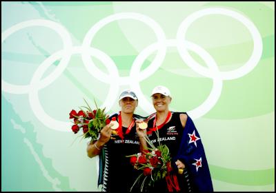 Double Olympic gold
medallists and three time world rowing champions Caroline
and Georgina Evers-Swindell