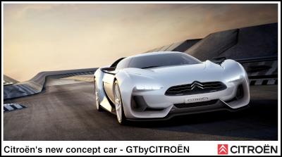 Citroën's new
concept car: GTbyCITROËN