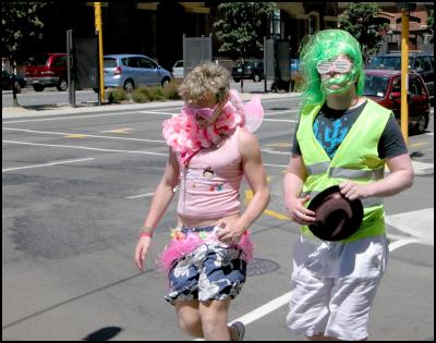 colourful outfits,
wellington international sevens costumes