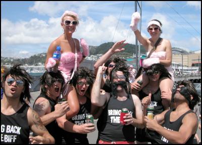 bring back the biff,
pink batts, wellington international rugby sevens
costumes