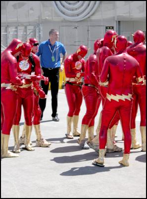 the flashes,
wellington sevens costumes