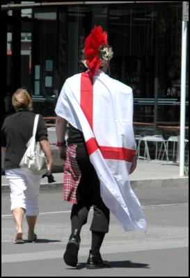 punk, english flag,
wellington international rugby sevens
costumes