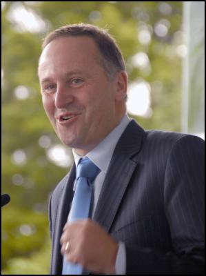 John Key opens the
rebuilt One Tree Hill College, Auckland, formerly Penrose
High School.