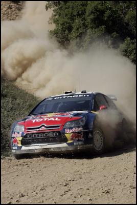 Sébastien Loeb and
the Citroën made it four out of four wins in the 2009 World
Rally Championship at the weekend (3-5 April
2009)
