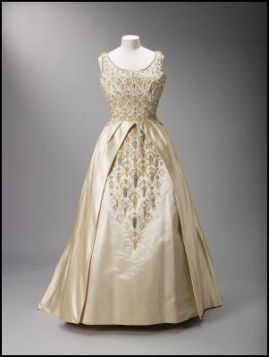 Evening dress worn
for the State Opening of Parliament, 1963