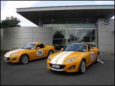 Mazda to mark 20
years of MX-5 in New Zealand