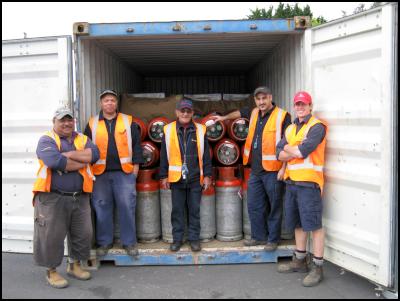 In response to
local requests, Contact Energy announced today it will send
a shipping container of much needed LPG gas cylinders to
Samoa in the wake of the tsunami tragedy.