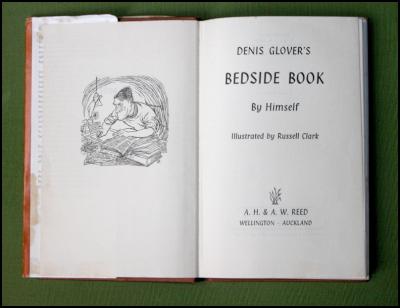 Title page from Dennis Glover's Bedside Book, illustration by Russell Clark