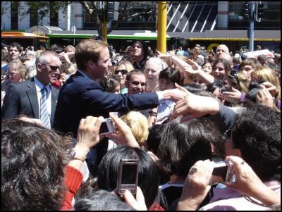 Prince William
visits Wellington, New Zealand. Image: flickr user
tchelseat