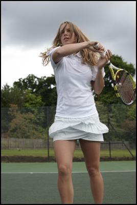 This week the young
Danish tennis sensation Caroline Wozniacki presents her new
spring/summer 2010 outfit at the first Tennis Grand Slam
Tournament of the year in Melbourne.
