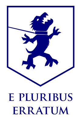 Auckland Super city logos: coat of arms e pluribus erratum