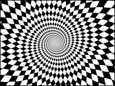 Auckland Super city logos: spiral optical illusion