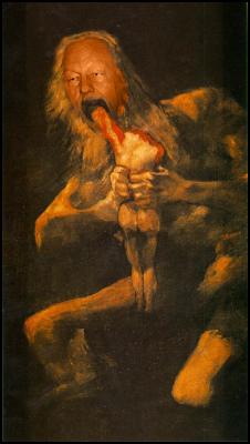 Roger Douglas is
‘Saturn Devouring His Son’; painting by Francisco Goya