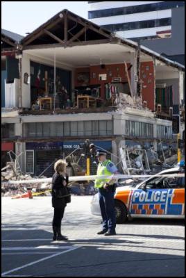 NZ Police involved
in Christchurch earthquake