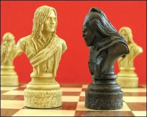 the lord of the rings, the hobbit, chess set, endgame