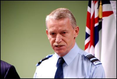 Commander Joint
Forces Air Vice Marshal Peter Stockwell