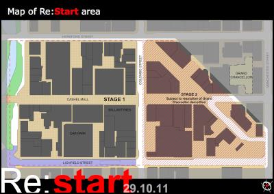 Re:Start 29.10.11
Christchurch retail area map