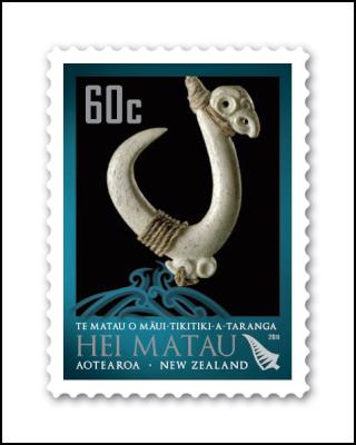 NZ Post, New Zealand stamps, maori, Hei matau (fish hooks), matariki