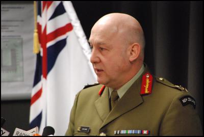 New Zealand Defence Force NZDF press conference  on death of NZSAS (SAS) trooper Doug Grant - Chief of Defence Force Lieutenant General Rhys Jones