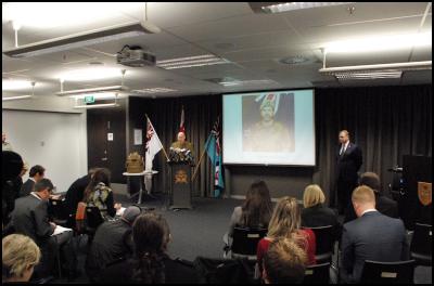 New Zealand Defence Force NZDF press conference  on death of NZSAS (SAS) trooper Doug Grant