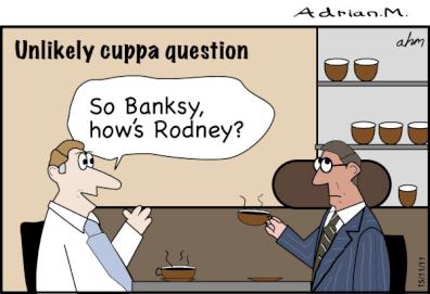 Adrian Maidment
Cartoon: Unlikely Cuppa Question – on the National/ACT
Key/Banks teapot meeting