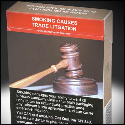tobacco, cigarettes,
health warning, litigation, trade