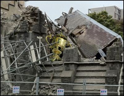 march 2011, christchurch loses rugby world cup
games after earthquake