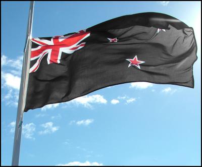 flag at half
mast, black and red, Canterbury earthquakes, christchurch,
eqnz