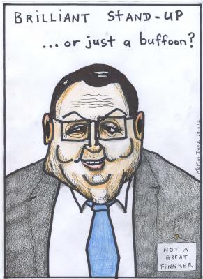 Gerry Brownlee on
Finland: Brilliant Stand-Up? Or Just a
Buffoon?