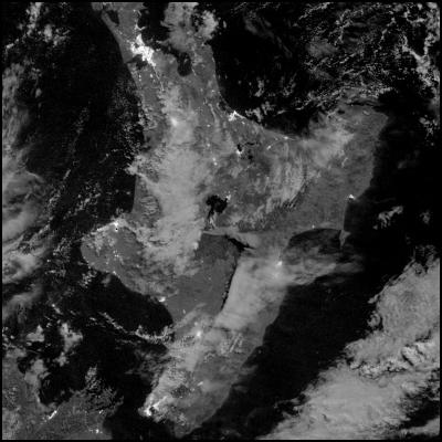 NASA Earth
Observatory Infrared image of Mt Tongariro, New Zealand
eruption