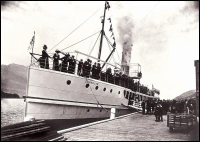 TSS Earnslaw maiden
voyage 18 October 1912