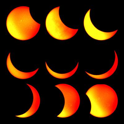 November 2012 Solar Eclipse - Collage from the Stardome Observatory & Planetarium