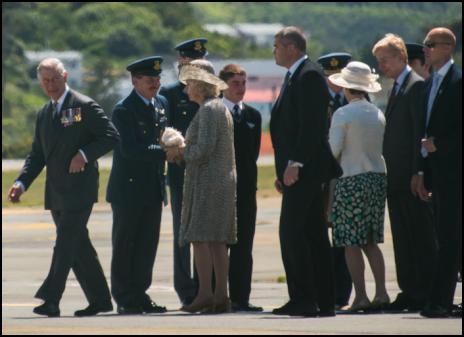 Prince Charles and
Camilla, the Duchess of Cornwall, arriving at Wellington
14/11/2012. Photos by Christopher Moss,
Mossline.com