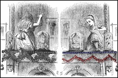 alice, through the looking glass, lewis carrol, john tenniel, nz, us, united states, bunting, trade agreements, tpp, tppa