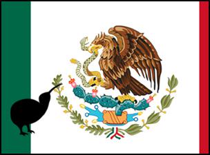 mexico, new zealand, kiwi, eagle