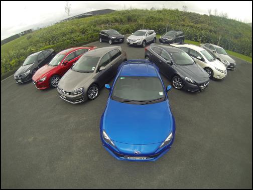 The top 10 New
Zealand Car of the Year finalists. Higher resolution image
available on request. 