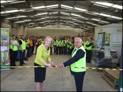 RCN E-Waste
Recycling Plant opening by Honourable Minister Amy
Adams